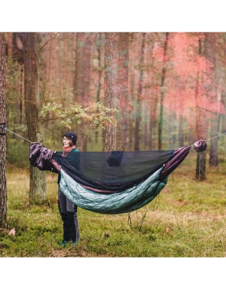 Hamak Lesovik Draka Burgundy Ron z zawieszeniem Sneka - imag24.pl