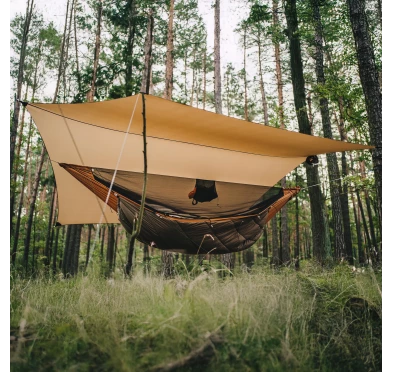 Lesovik Draka Hamak z Zawieszeniem Sneka Golden Brown