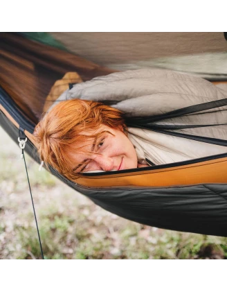 Hamak Lesovik Draka z zawieszeniem Sneka Golden Brown - imag24.pl