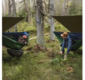 Hamak Lesovik Draka z zawieszeniem Sneka - Treetop Green