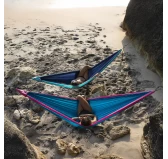 Hamak Ticket To The Moon King Size Dwosobowy Granatowo-Niebieski