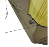 Hamak Ticket To The Moon Pro Army Green/Green z Moskitierą