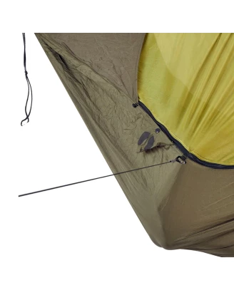 Hamak Ticket To The Moon Pro Army Green/Green z Moskitierą - imag24.pl