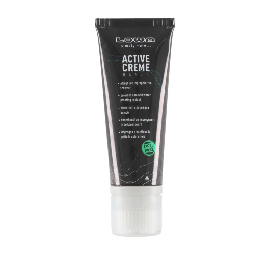 Lowa Active Creme Black 75ml - Impregnat do obuwia skórzanego | imag24.pl
