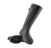 Kalosze Gateway1 Pheasant Game 18" Leather side zip, czarno/oliwkowe 47