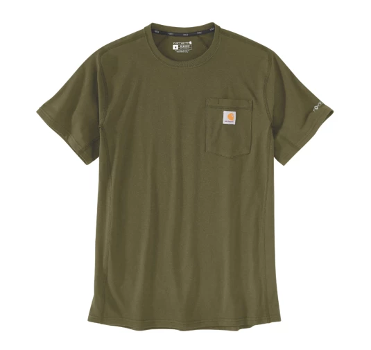 Koszulka Carhartt Force MW - dark bronzed green M