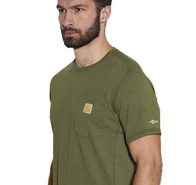 Koszulka Carhartt Force MW - dark bronzed green M