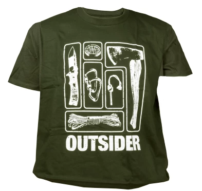 Koszulka męska TigerWood Outsider zielona 2XL