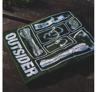 Koszulka męska TigerWood Outsider zielona 2XL