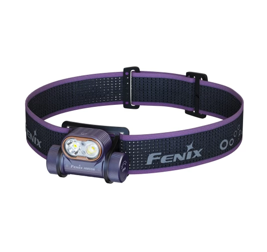 Latarka czołowa Fenix HM55R ciemnofioletowa
