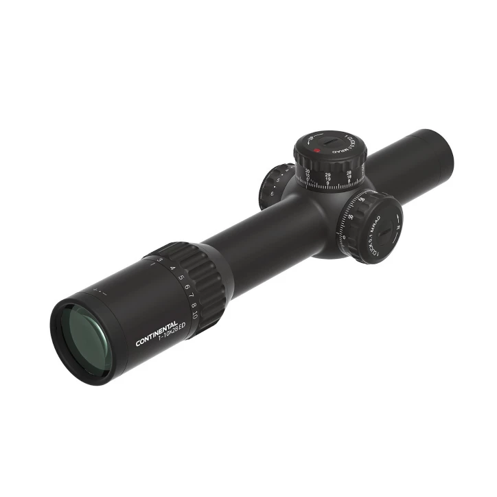 Luneta biegowa Vector Optics Continental x10 1-10x28 FFP VET-RAR 2 SCFF-62 czarna