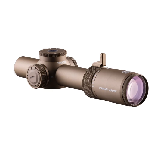 Luneta celownicza Primary Arms Compact PLx-1-8x24 SFP Illuminated ACSS Nova 5.56/.308 Fiber Wire Reticle FDE