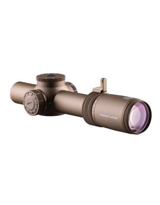 Luneta celownicza Primary Arms Compact PLx-1-8x24 SFP Illuminated ACSS Nova 5.56/.308 Fiber Wire Reticle FDE