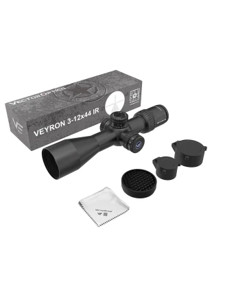 Luneta celownicza Vector Optics Veyron 3-12x44 IR Compact SFP MPR-V10 SCOM-40 czarna
