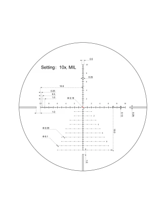 Luneta celownicza Vector Optics Veyron 3-12x44 IR Compact SFP MPR-V10 SCOM-40 czarna
