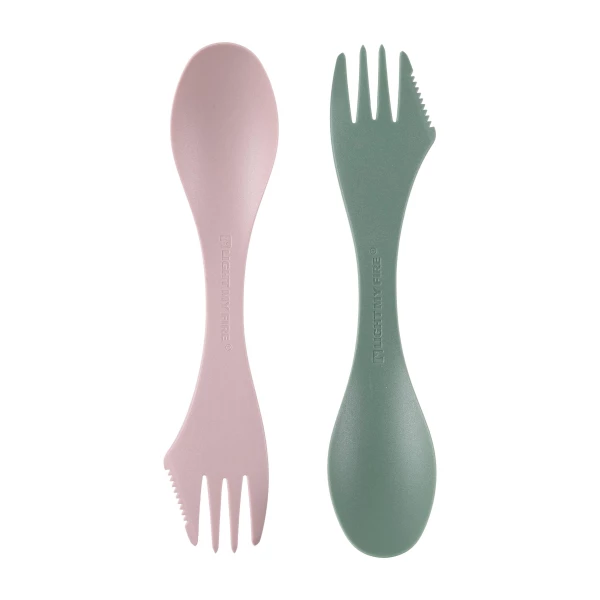 Łyżkowidelec Light My Fire Spork M Bio zielono-róż