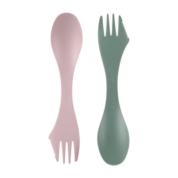 Łyżkowidelec Light My Fire Spork M Bio zielono-róż