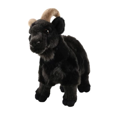 Maskotka Uni-Toys Czarna koza 28 cm