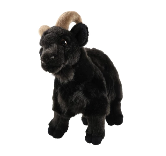 Maskotka Uni-Toys Czarna koza 28 cm