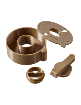 Modułowy dyspenser Qspenser do zaklejek strzeleckich - brązowy