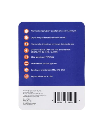 Montaż Rotapoint Sancho Mk2 z przesunięciem bocznym