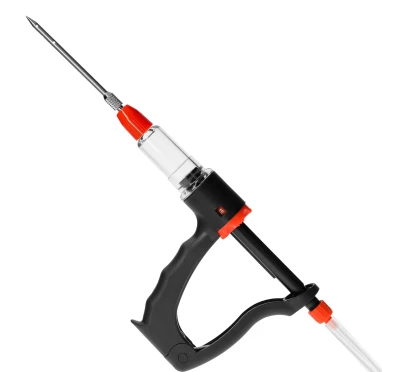 Nastrzykiwarka półautomatyczna Browin z zestawem igieł i wężykiem