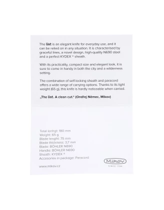 Nóż Mikov Leaf 725-B-18