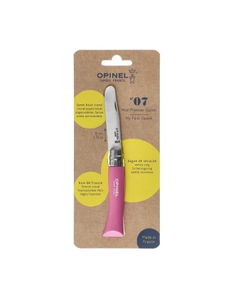 Nóż My First Opinel 07 fuksjowy