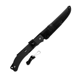 Nóż o stałej klindze Eka DUO czarny