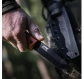 Nóż o stałej klindze Eka Nordic T12 pomarańczowy