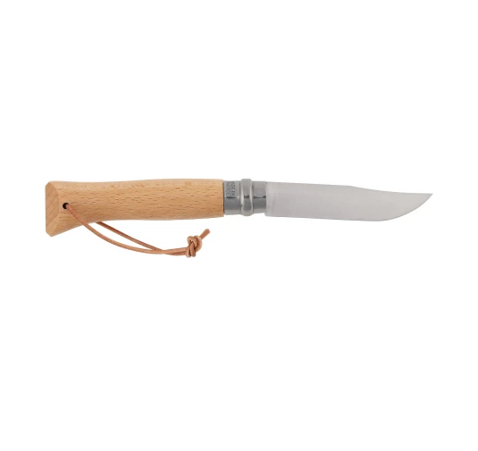Nóż składany Opinel Adventure 8 inox buk