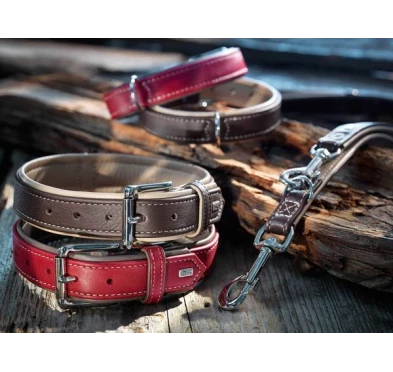 Obroża Canadian z łosia 45 czarno naturalna