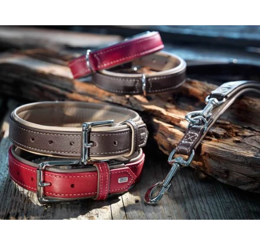 Obroża Canadian z łosia 45 czarno naturalna