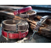 Obroża Canadian z łosia 45 czarno naturalna