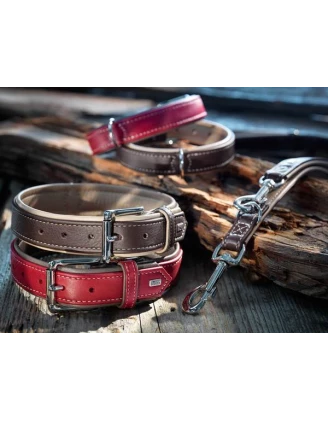 Obroża Canadian z łosia 45 czarno naturalna