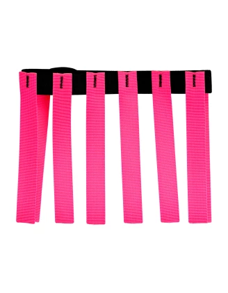 Obroża na polowania zbiorowe 4wild fladry 38-52 cm różowa