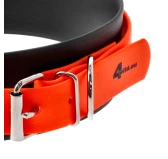 Obroża tropowa 4wild BioThane 50 mm czarno-pomarańczowa 38-52 cm