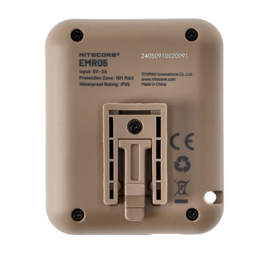 Odstraszacz komarów Nitecore EMR05 piaskowy