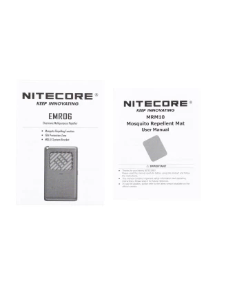 Odstraszacz komarów Nitecore EMR06 czarny