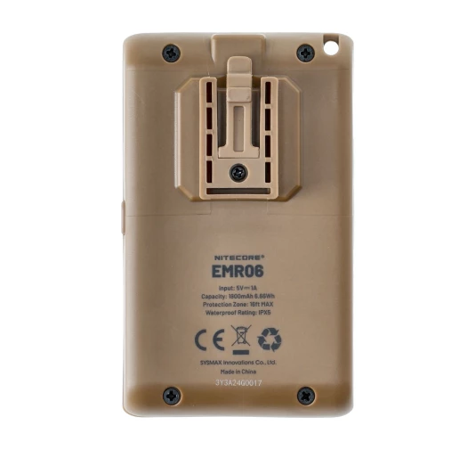 Odstraszacz komarów Nitecore EMR06 piaskowy