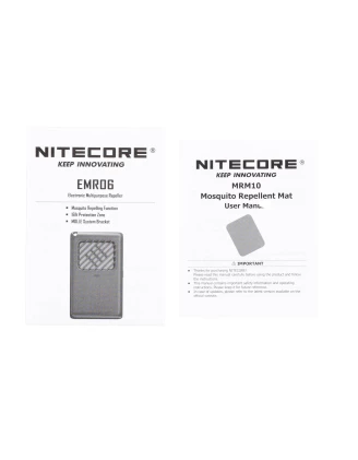 Odstraszacz komarów Nitecore EMR06 piaskowy