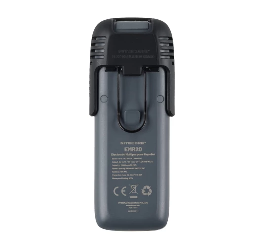 Odstraszacz komarów Nitecore EMR20 2w1 czarny