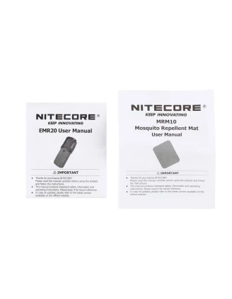 Odstraszacz komarów Nitecore EMR20 2w1 czarny