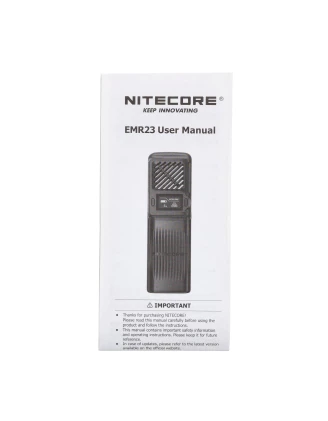 Odstraszacz komarów Nitecore EMR23 czarny