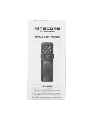 Odstraszacz komarów Nitecore EMR25 czarny