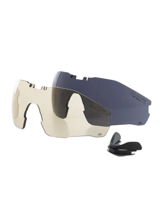 Okulary balistyczne Bolle Safety MY6 Eyeshield w zestawie z trzema wizjerami