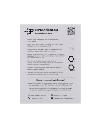 Osłony lunety OPtactical do Primary Arms SLx 1-10x28