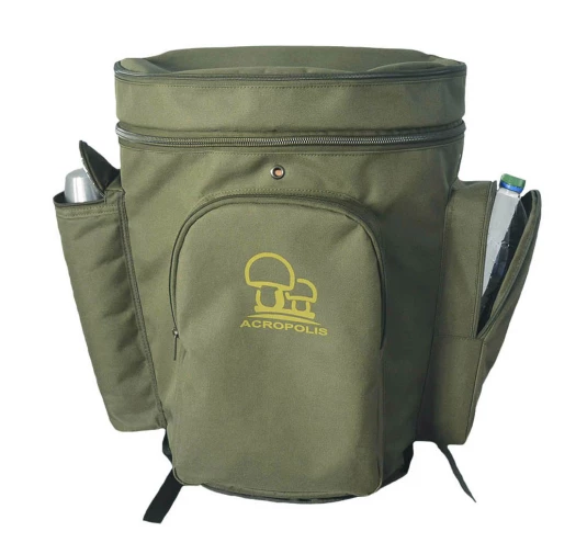 Plecak na grzyby Acropolis z trzema koszykami z wikliny