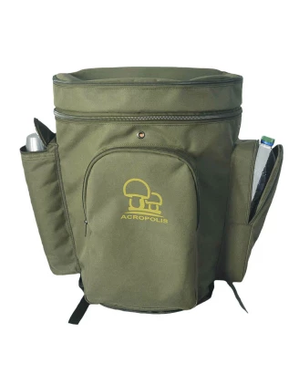 Plecak na grzyby Acropolis z trzema koszykami z wikliny