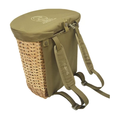 Plecak wiklinowy na grzyby Acropolis z przykrywką 13 L